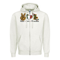 Peace Love Mexicana Zipper Hoodie | Teevron