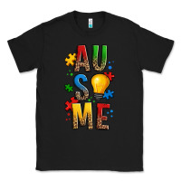 Black ausome autism Classic Tee - OliviaCreatesArt