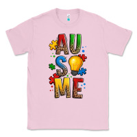 Bubblegum Pink ausome autism Classic Tee - OliviaCreatesArt