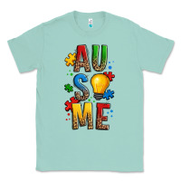 Seafoam ausome autism Classic Tee - OliviaCreatesArt