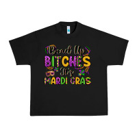 Black bead up bitches it s mardi gras Urban Heavy Tee - LillyAllenDesigns