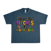 Midnight Navy bead up bitches it s mardi gras Urban Heavy Tee - LillyAllenDesigns