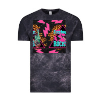 Cloud Black freedom rocks seamless pattern Vintage Tee - BundleAndBundleShop