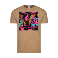 Vintage Coffee freedom rocks seamless pattern Vintage Tee - BundleAndBundleShop