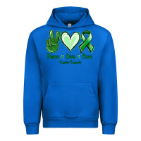 Peace Love Cure Liver Cancer Urban Hoodie | Teevron