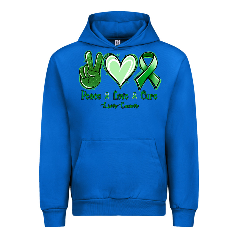 Peace Love Cure Liver Cancer Urban Hoodie by Jasminsmagicworld | Teevron