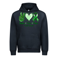 Navy Peace Love Cure Liver Cancer Urban Hoodie - Jasminsmagicworld