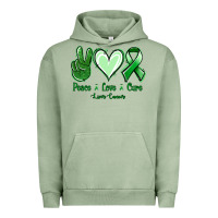 Pigment Oil Green Peace Love Cure Liver Cancer Urban Hoodie - Jasminsmagicworld