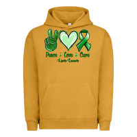 Pigment Peanut Butter Peace Love Cure Liver Cancer Urban Hoodie - Jasminsmagicworld