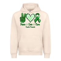 Sandshell Peace Love Cure Liver Cancer Urban Hoodie - Jasminsmagicworld