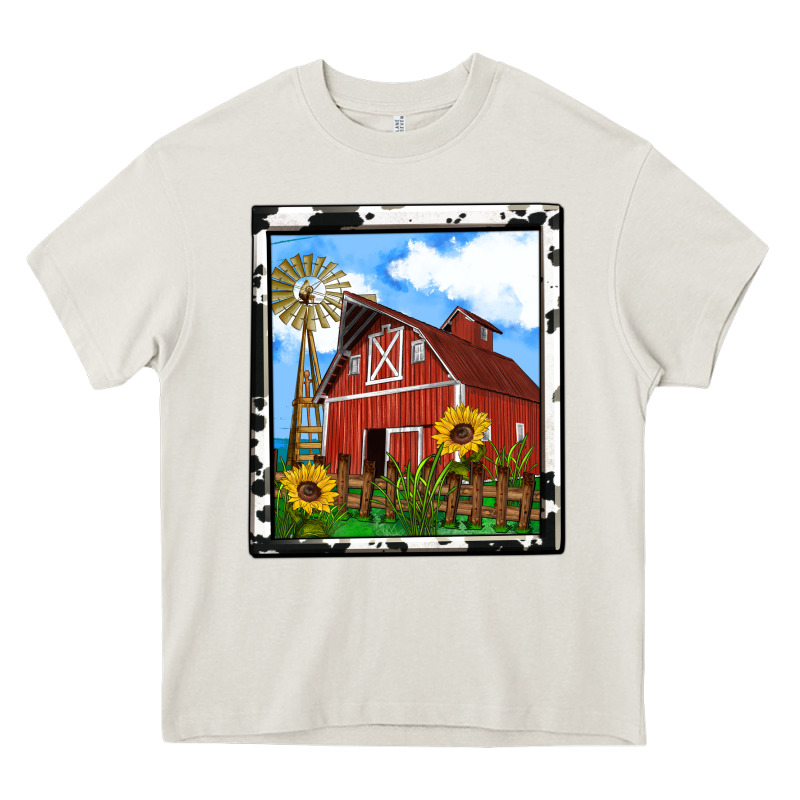 Rustic Western Barn Olivia Heavy Core Tee by OliviaCreatesArt | Teevron