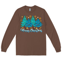 Chestnut Merry Christmas Long Sleeve Tee - CowhideDigitalArt
