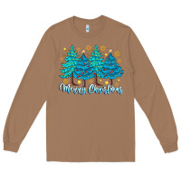 Toasted Coconut Merry Christmas Long Sleeve Tee - CowhideDigitalArt