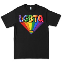 Black lgbtq pride Premium Tee - FaDigitalArtStudio