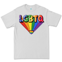 Dove Grey lgbtq pride Premium Tee - FaDigitalArtStudio