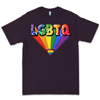 Plum lgbtq pride Premium Tee - FaDigitalArtStudio