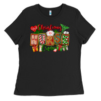 Black Christmas Nurse Crew Ladies Tee - FaDigitalArtStudio