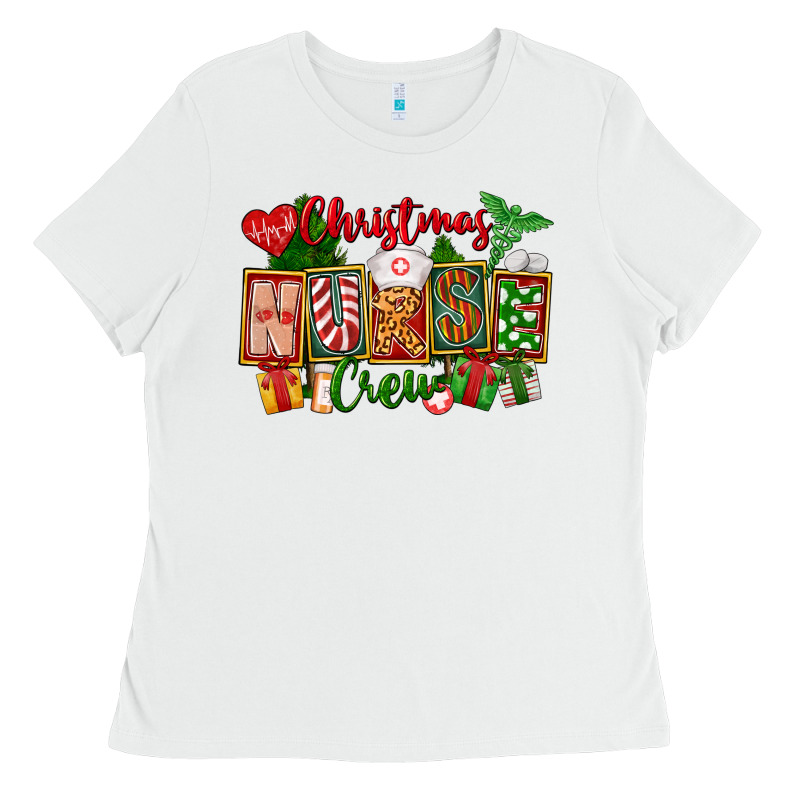 Christmas Nurse Crew Ladies Tee by FaDigitalArtStudio | Teevron