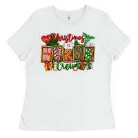 White Christmas Nurse Crew Ladies Tee - FaDigitalArtStudio