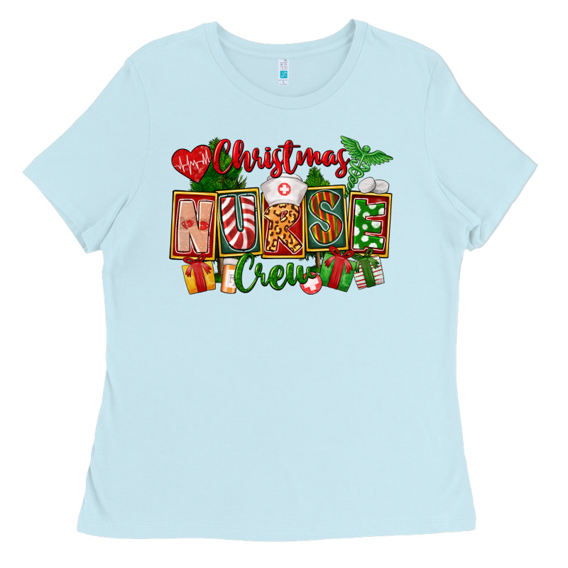 Christmas Nurse Crew Ladies Tee by FaDigitalArtStudio | Teevron