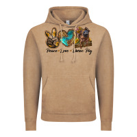 Peace Love Duroc Pig Vintage Hoodie | Teevron