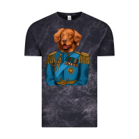 Cloud Black Golden Retriever Dog Portrait,Custom Pet Portraits,Renaissance Dog Vintage Tee - RanaPortraitStore