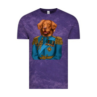 Cloud Purple Golden Retriever Dog Portrait,Custom Pet Portraits,Renaissance Dog Vintage Tee - RanaPortraitStore