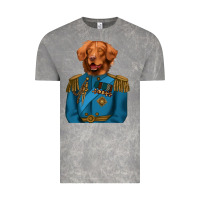 Cloud Rock Golden Retriever Dog Portrait,Custom Pet Portraits,Renaissance Dog Vintage Tee - RanaPortraitStore