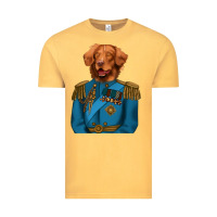 Vintage Mustard Golden Retriever Dog Portrait,Custom Pet Portraits,Renaissance Dog Vintage Tee - RanaPortraitStore
