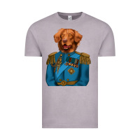 Vintage Zinc Golden Retriever Dog Portrait,Custom Pet Portraits,Renaissance Dog Vintage Tee - RanaPortraitStore