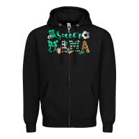 Black soccer mama Zipper Hoodie - Jasminsmagicworld
