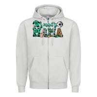 Dove Grey soccer mama Zipper Hoodie - Jasminsmagicworld
