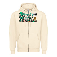 Sandshell soccer mama Zipper Hoodie - Jasminsmagicworld