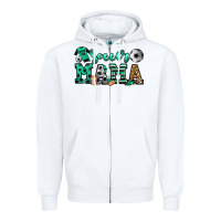 White soccer mama Zipper Hoodie - Jasminsmagicworld
