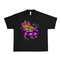Black mardi gras lips Urban Heavy Tee - LillyAllenDesigns