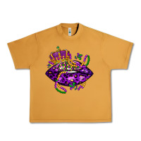 Peanut Butter mardi gras lips Urban Heavy Tee - LillyAllenDesigns