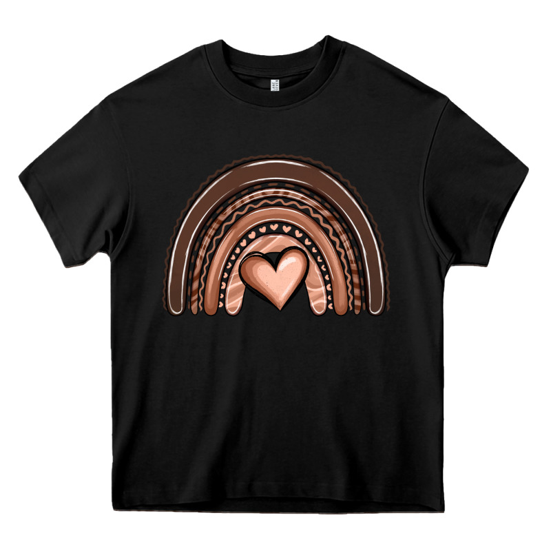 Melanin Rainbow Heavy Core Tee by OliviaCreatesArt | Teevron