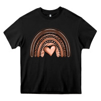 Black melanin rainbow Heavy Core Tee - OliviaCreatesArt