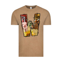 Vintage Coffee farm life alphabet lowercase letters w Vintage Tee - BundleAndBundleShop