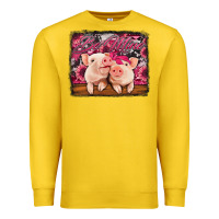 Lemon be mine valentine's day pigs Premium Sweatshirt - Jasminsmagicworld