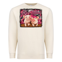 Sandshell be mine valentine's day pigs Premium Sweatshirt - Jasminsmagicworld