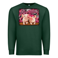 Sports Green be mine valentine's day pigs Premium Sweatshirt - Jasminsmagicworld