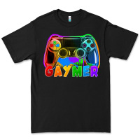 Black Gaymer Premium Tee - FaDigitalArtStudio