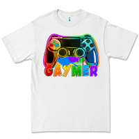White Gaymer Premium Tee - FaDigitalArtStudio