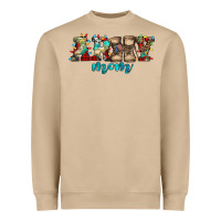 Mushroom army mom christmas Heavyweight Sweatshirt - Jasminsmagicworld