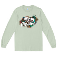 Matcha Merry Christmas Long Sleeve Tee - CowhideDigitalArt