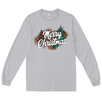 Moon Dust Merry Christmas Long Sleeve Tee - CowhideDigitalArt