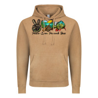 Vintage Camel Peace Love Peacock Bass Vintage Hoodie - LillyAllenDesigns