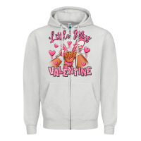 Dove Grey Little miss Valentine afro kid sneakers Zipper Hoodie - RanaPortraitStore