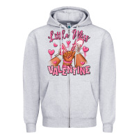 Heather Grey Little miss Valentine afro kid sneakers Zipper Hoodie - RanaPortraitStore